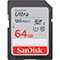 کارت حافظه سن دیسک SDXC مدل Ultra کلاس 10 استاندارد UHS-I U1 سرعت 120MBps ظرفیت 64 گیگابایت